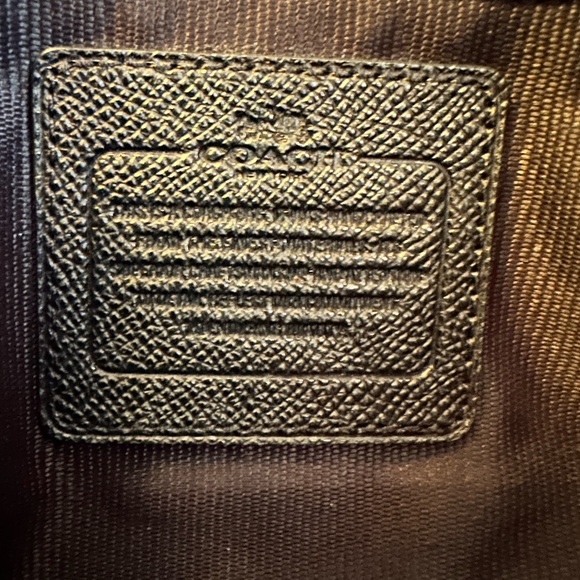 Coach Leopard-Print Tote in Black and Tan . - Picture 14 of 16